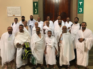  بالصور: حجاج البر من مدينة يافا يصلون مكة المكرمة ويؤدون العمرة